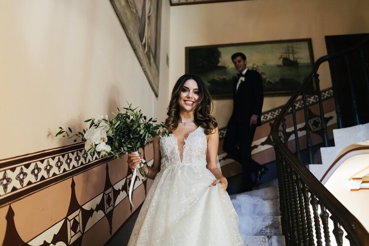 destination wedding in italy - the bride