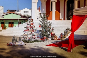 Χριστουγεννιάτικη Βάπτιση σε Κόκκινες Αποχρώσεις